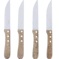 Gifi Couteaux à steack en inox x 4