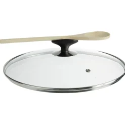 Gifi Couvercle anti éclaboussures en verre trempé Ø28 cm Sale