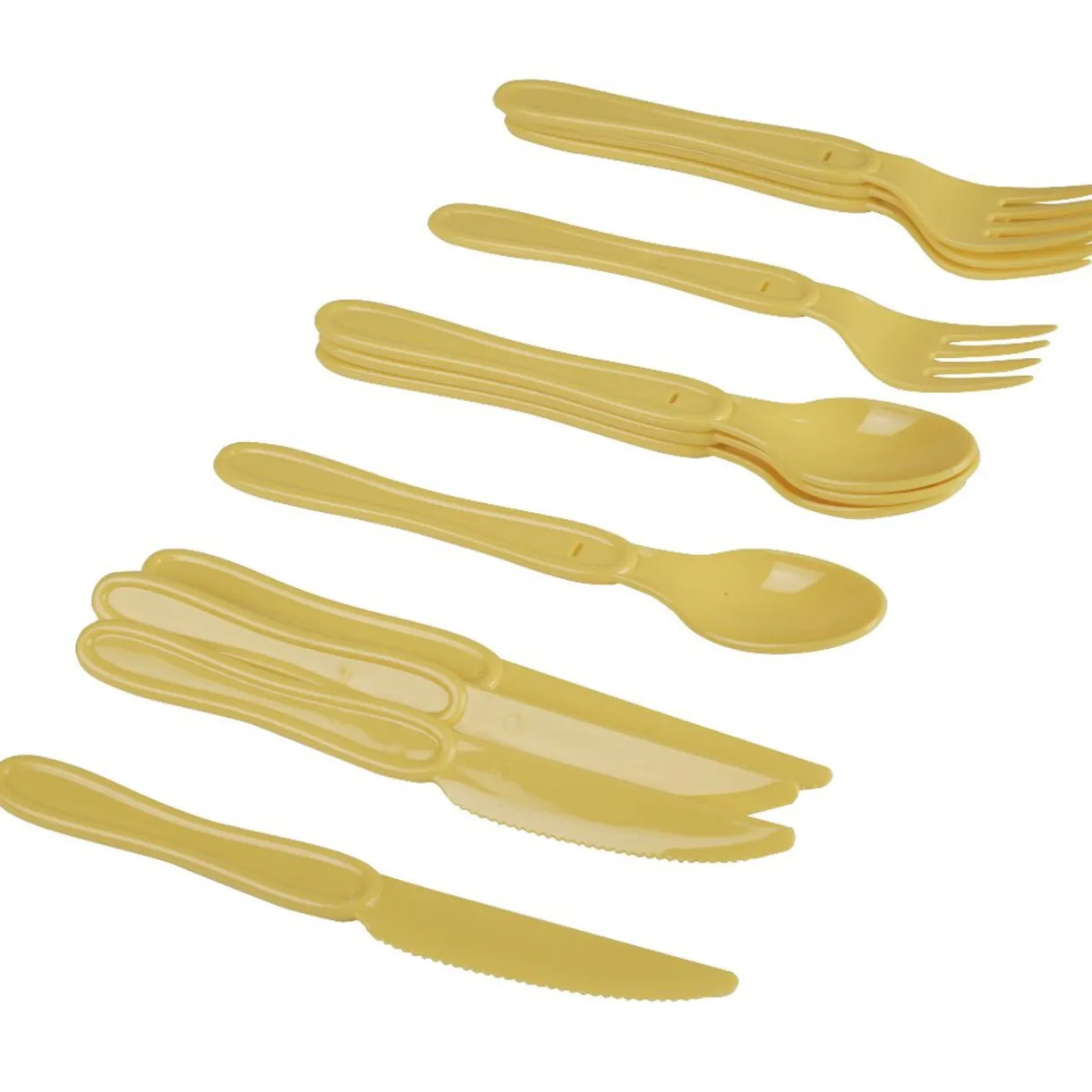 Gifi Couvert en plastique couleur unie x 12
