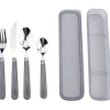 Gifi Couvert nomade x 4 avec boîte assortie