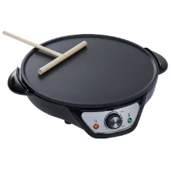 Gifi Crêpière en aluminium noir Hot