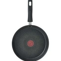 Gifi Crêpière Tefal aluminium anti adhérente thermosignal marron Ø 25 cm Discount