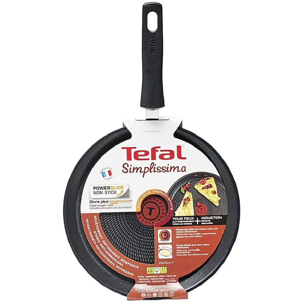 Gifi Crêpière Tefal revêtement antiadhésif renforcé Clearance