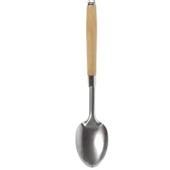 Gifi Cuillère à servir en inox avec manche en bois