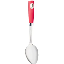 Gifi Cuillère à servir inox manche en polypropylène rouge
