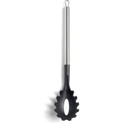 Gifi Cuillère à spaghetti en plastique noir avec manche en inox L.33,5cm New