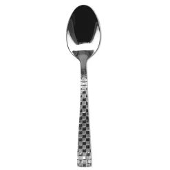 Gifi Cuillère inox design damier finition miroir