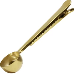 Gifi Cuillère pince sachet en inox doré Sale