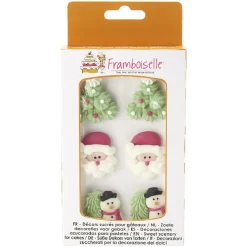 Gifi Décor sucré pour gâteau de Noël x6 Best
