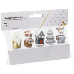 Gifi Décoration pour bûche de Noël x5 Outlet