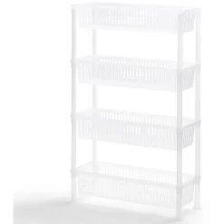 Gifi Desserte 4 niveaux plastique transparent 50x19,5xH82cm Sale