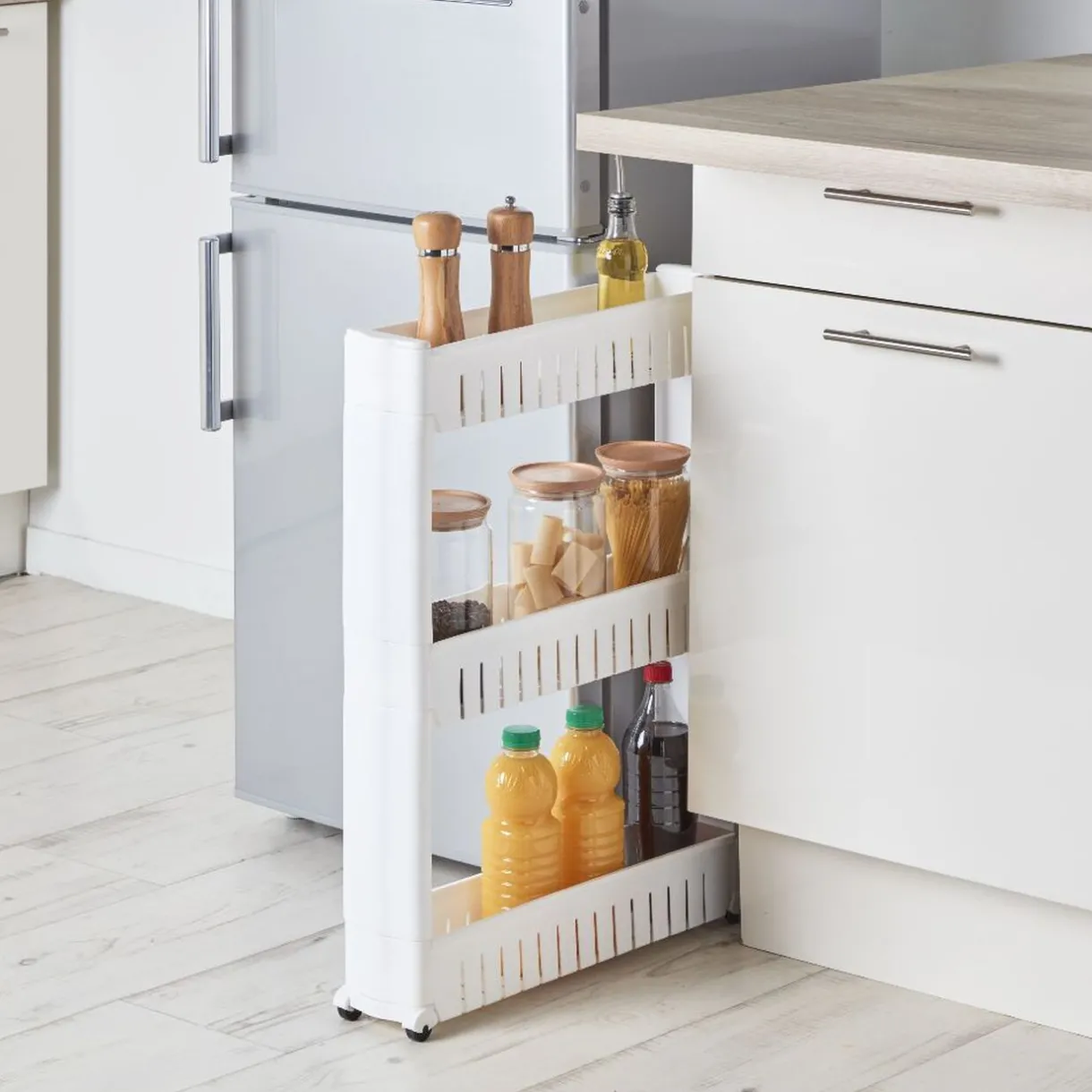 Gifi Desserte de cuisine étroite à 3 niveaux Online