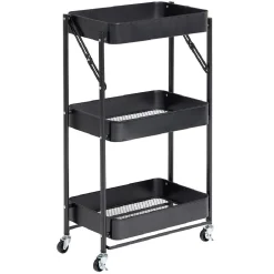 Gifi Desserte multi-usage pliable métal noir