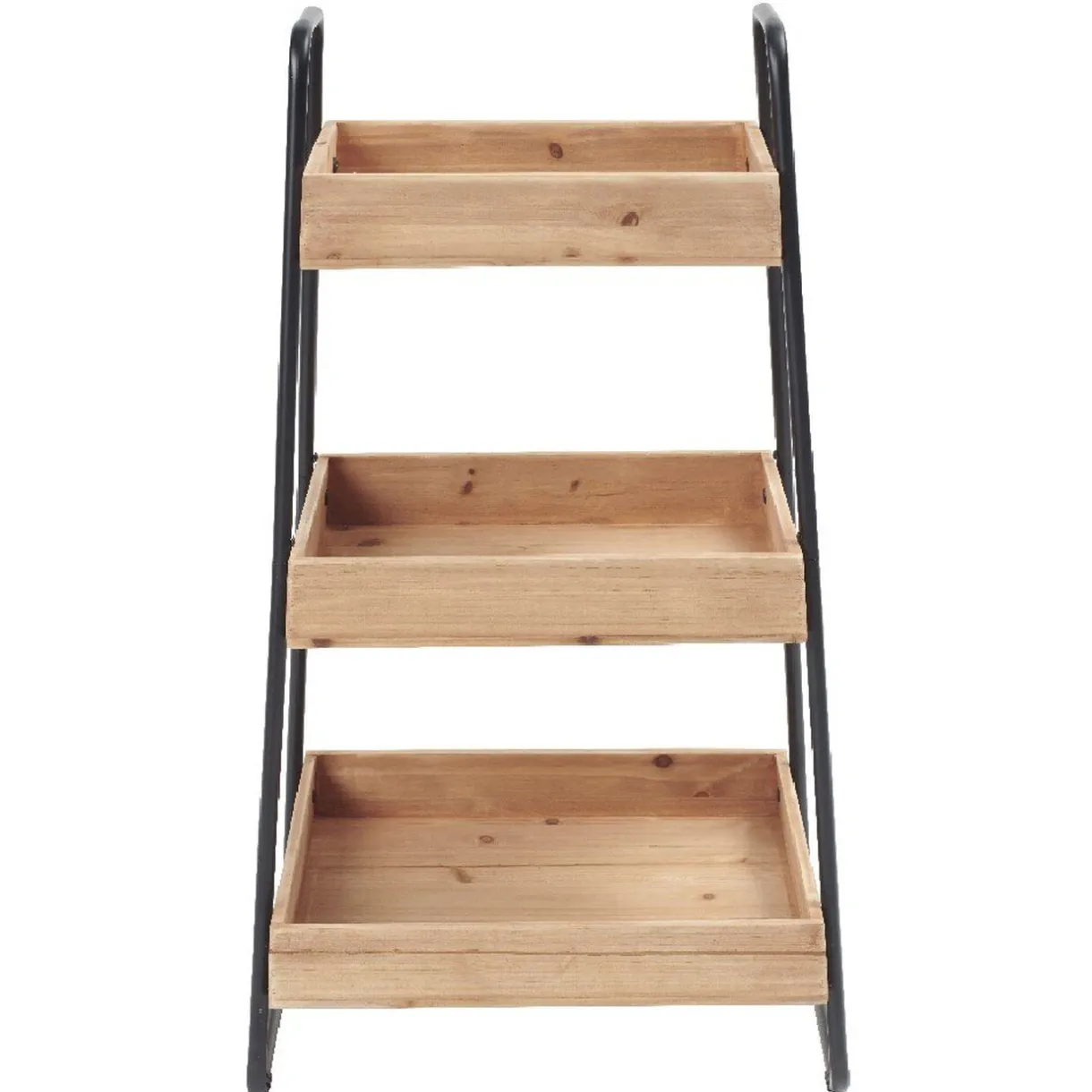 Gifi Desserte vintage 3 niveaux noir naturel Sale