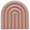 Gifi Dessous de plat forme arc-en-ciel uni 15x15cm