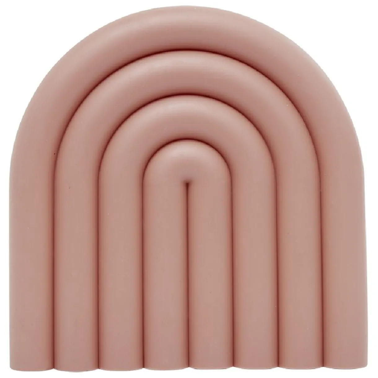Gifi Dessous de plat forme arc-en-ciel uni 15x15cm