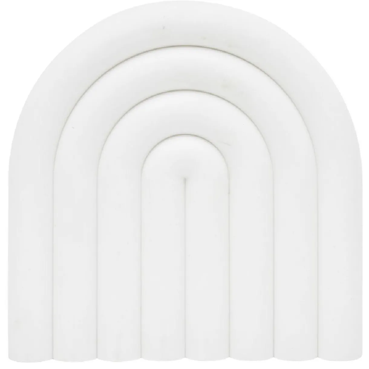 Gifi Dessous de plat forme arc-en-ciel uni 15x15cm