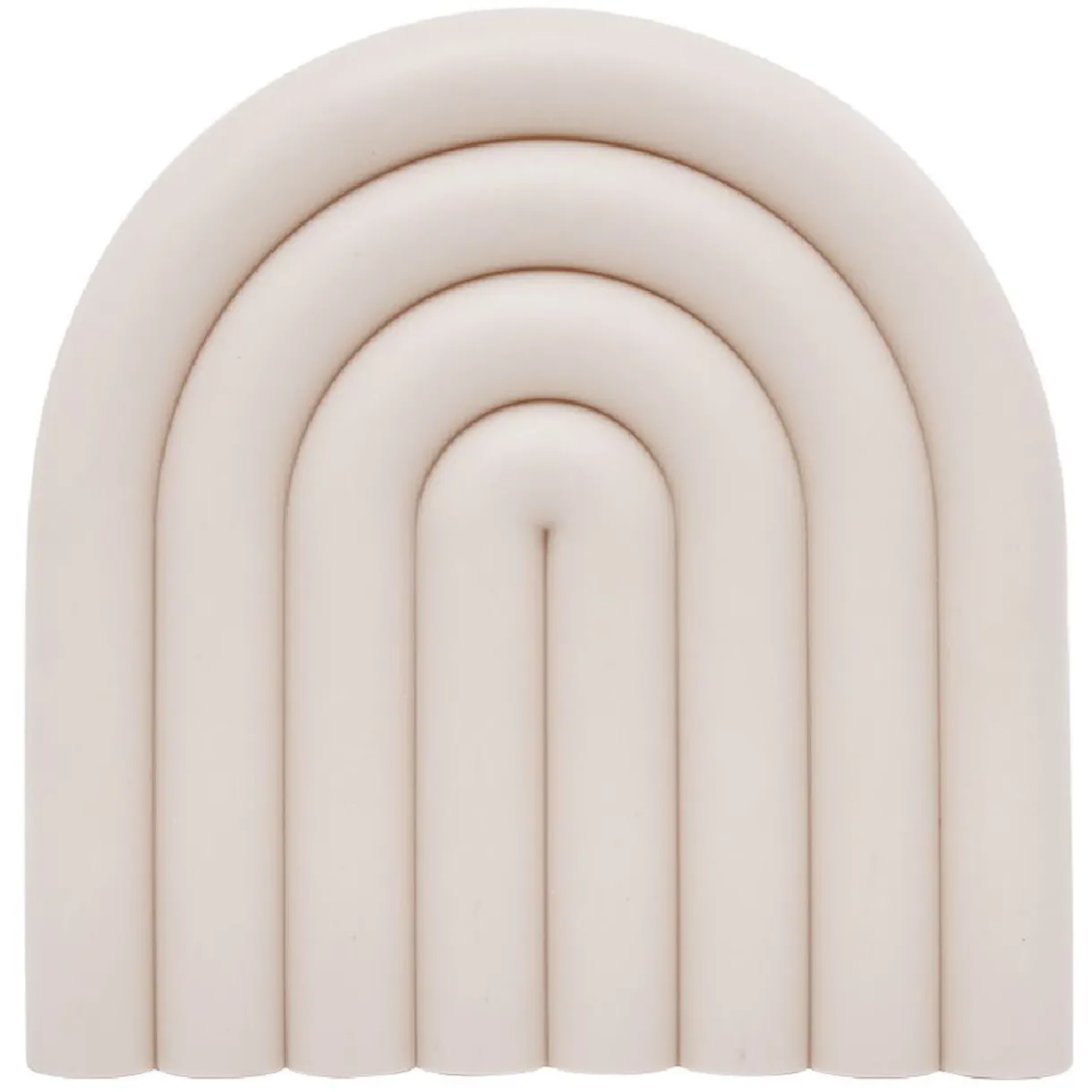 Gifi Dessous de plat forme arc-en-ciel uni 15x15cm