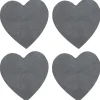 Gifi Dessous de verre ardoise coeur x4 Best