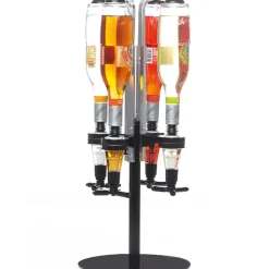 Gifi Distributeur d alcool 4 bouteilles Discount