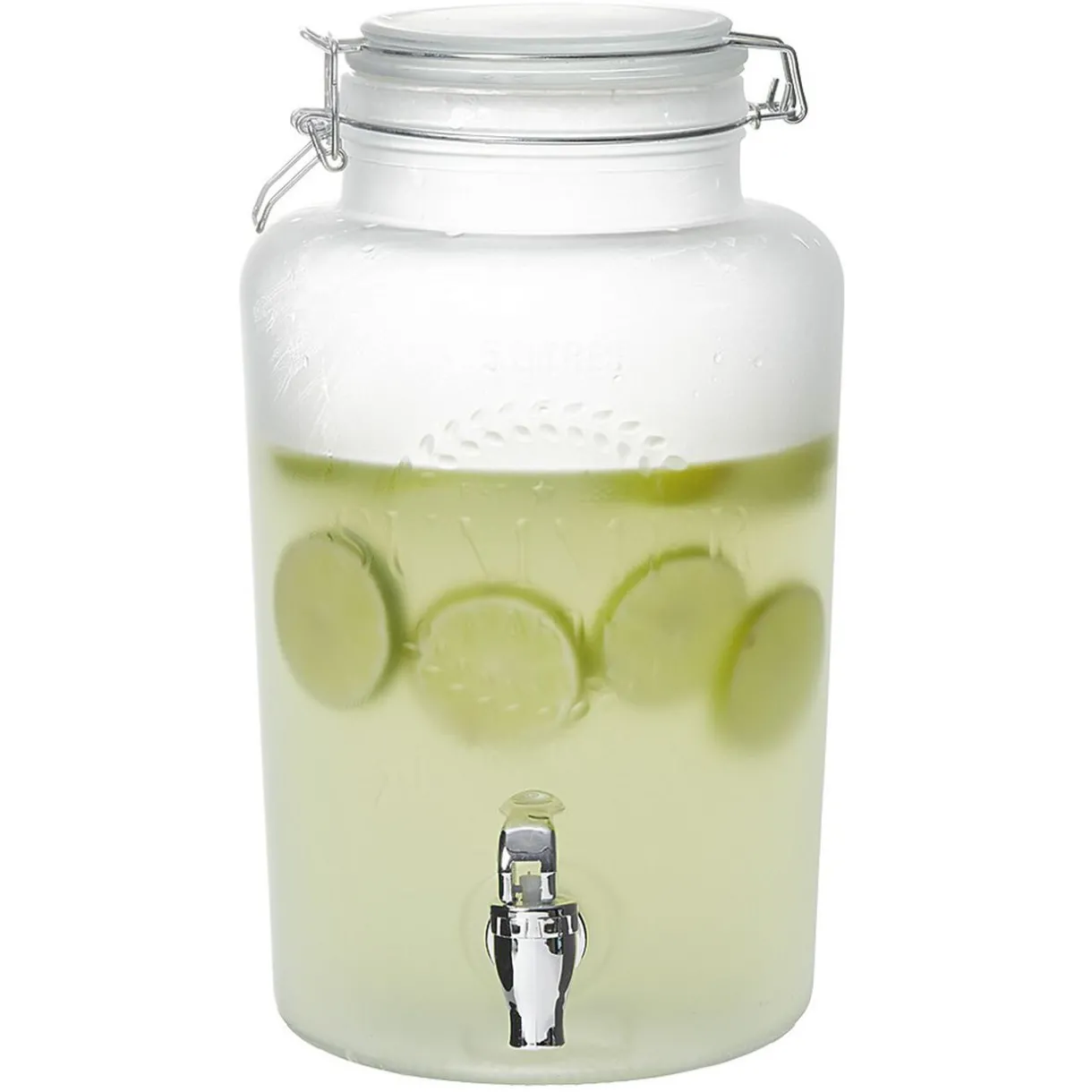 Gifi Distributeur de boisson effet givre en verre 5 L Clearance