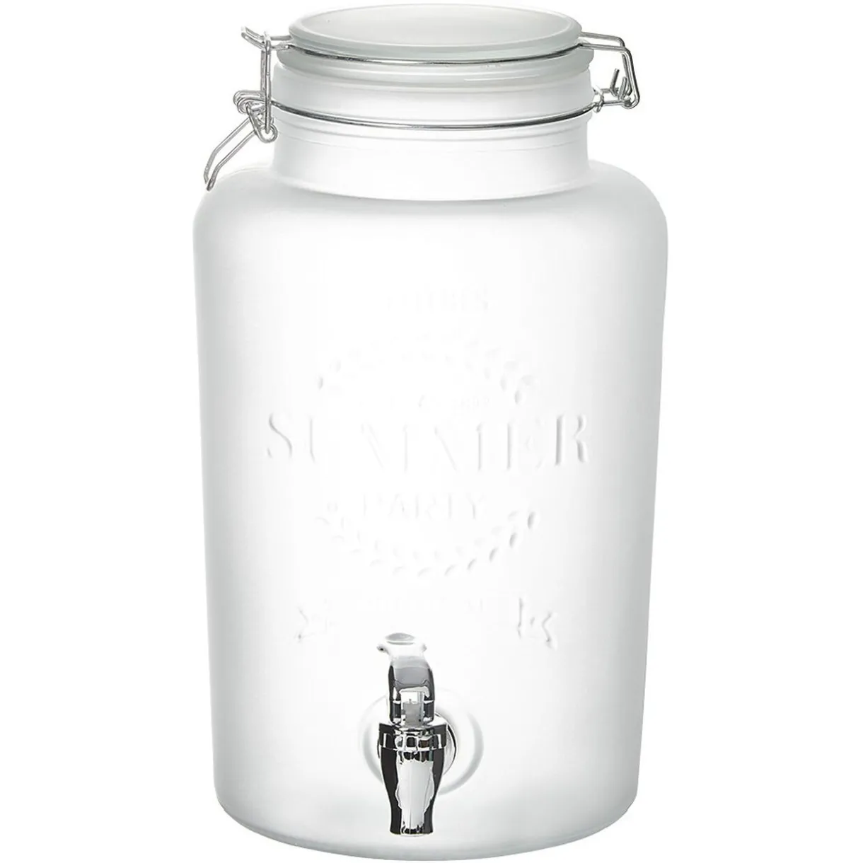 Gifi Distributeur de boisson effet givre en verre 5 L Clearance