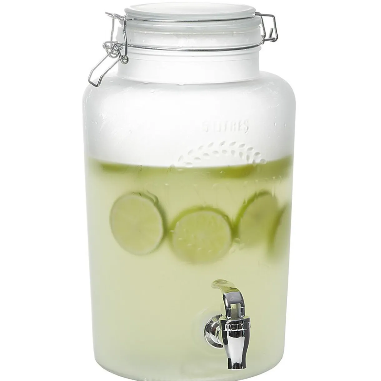 Gifi Distributeur de boisson effet givre en verre 5 L Clearance