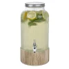Gifi Distributeur de boisson 5,5L avec support en bois Hot