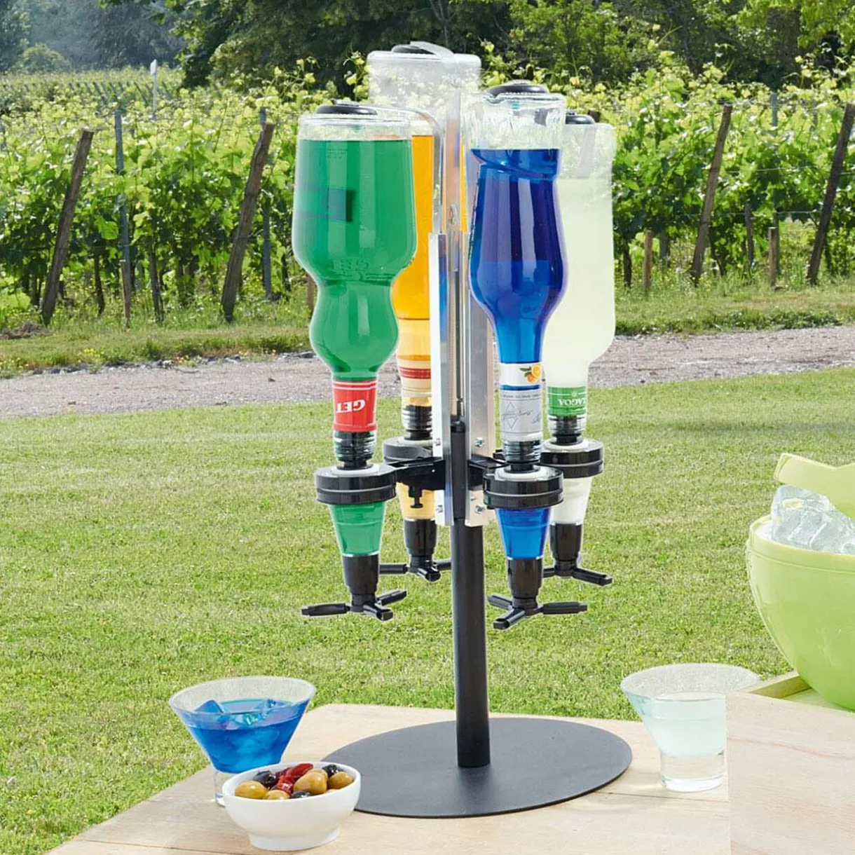 Gifi Distributeur de boisson pour 4 bouteilles 1L New