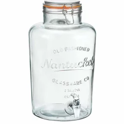 Gifi Distributeur de boisson transparent inscription relief 8 L Clearance