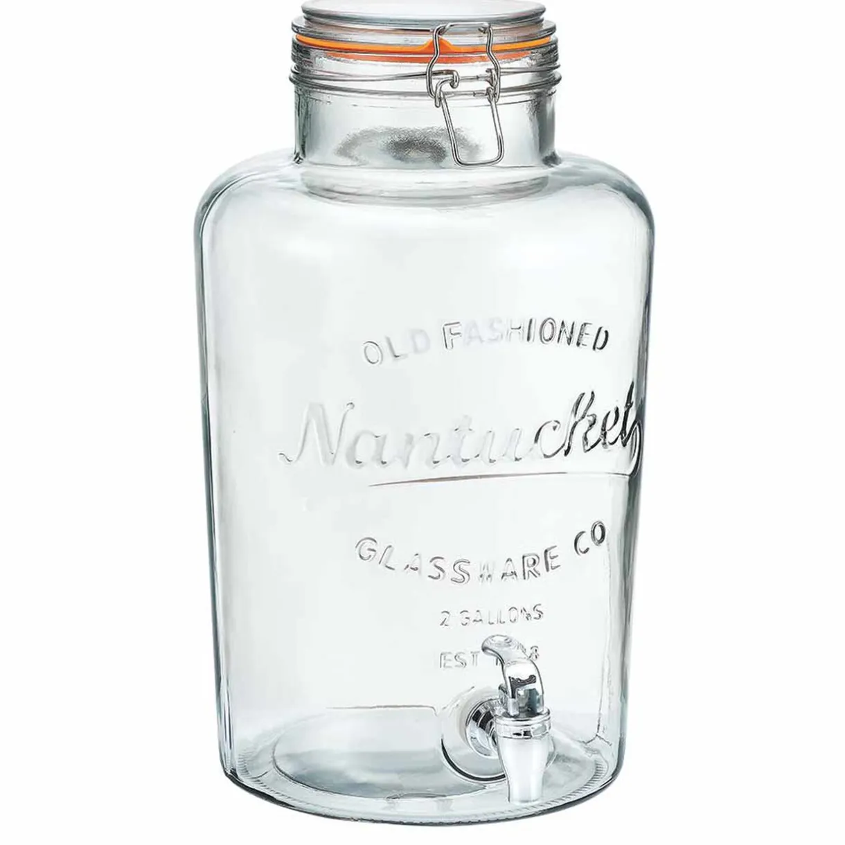 Gifi Distributeur de boisson transparent inscription relief 8 L Clearance