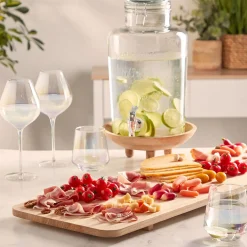 Gifi Distributeur de boisson transparent inscription relief 8 L Clearance