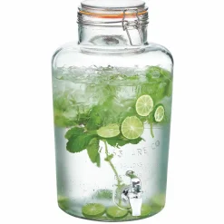 Gifi Distributeur de boisson transparent inscription relief 8 L Clearance