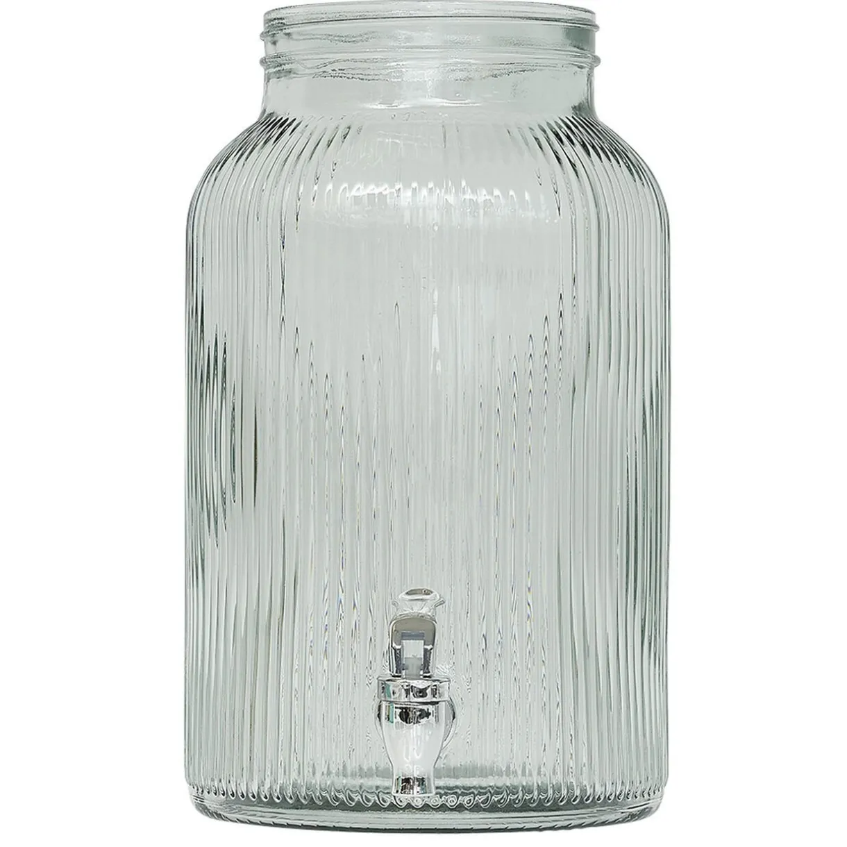 Gifi Distributeur de boisson verre 5,5L avec support - Ø22,5xH42,5cm
