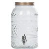 Gifi Distributeur de boissons fontaine transparent doré Discount