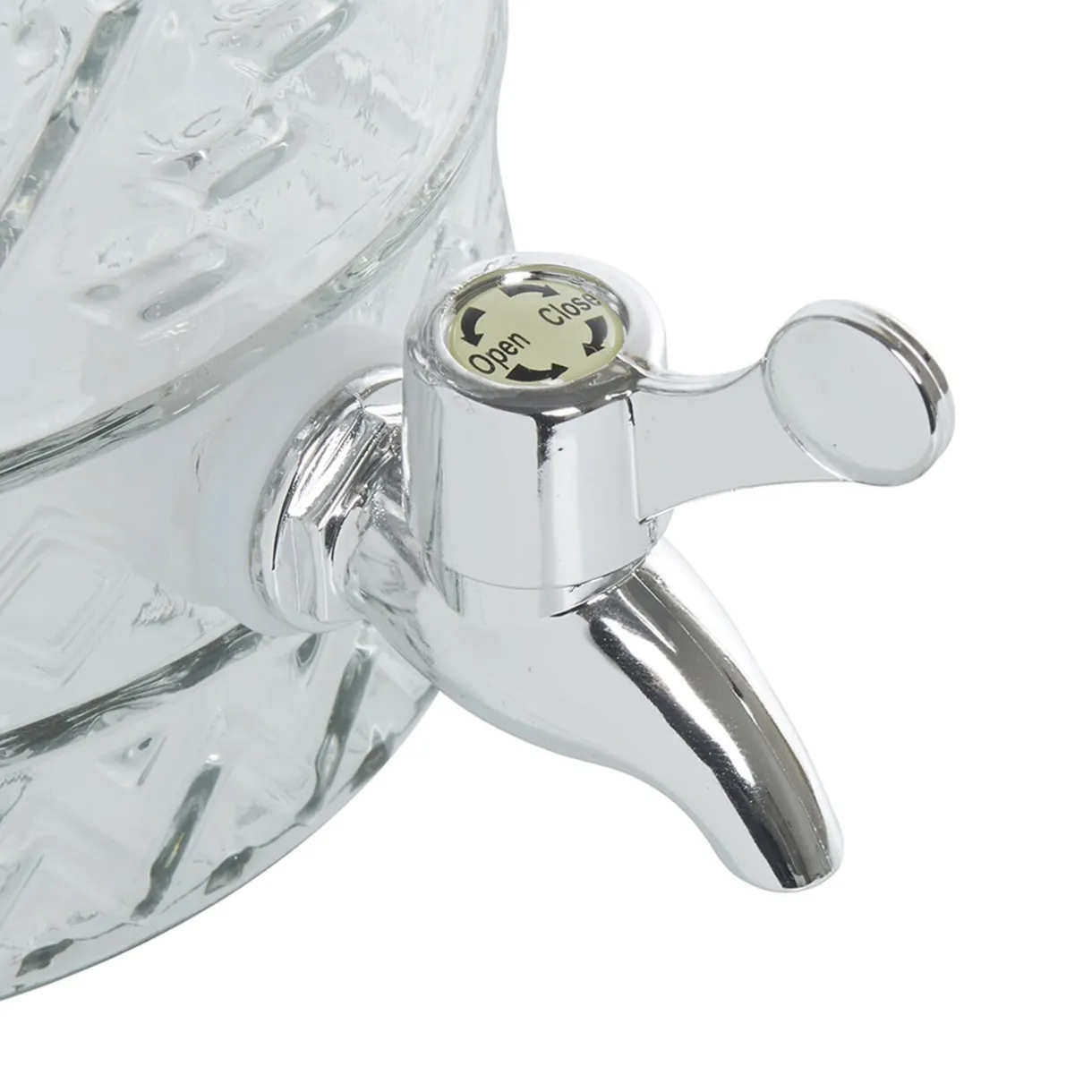 Gifi Distributeur de boissons fontaine transparent doré Discount
