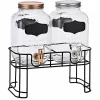Gifi Distributeur de boissons fontaine x2 avec support New