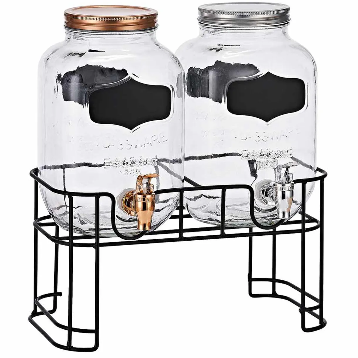 Gifi Distributeur de boissons fontaine x2 avec support New