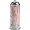 Gifi Distributeur de pailles transparent gris Best