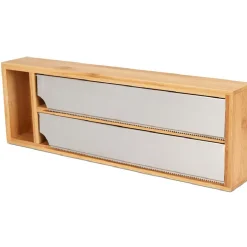 Gifi Dérouleur double en bambou avec porte-épice x1 Clearance