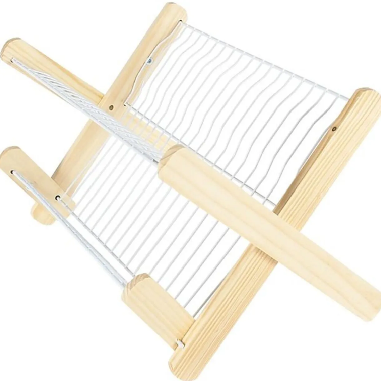 Gifi Egouttoir à vaisselle bois et métal New