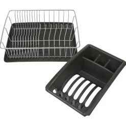 Gifi Egouttoir à vaisselle gris Aquanet plus Sale