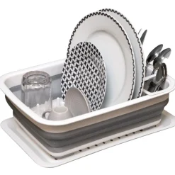 Gifi Egouttoir à vaisselle rétractable avec plateau New