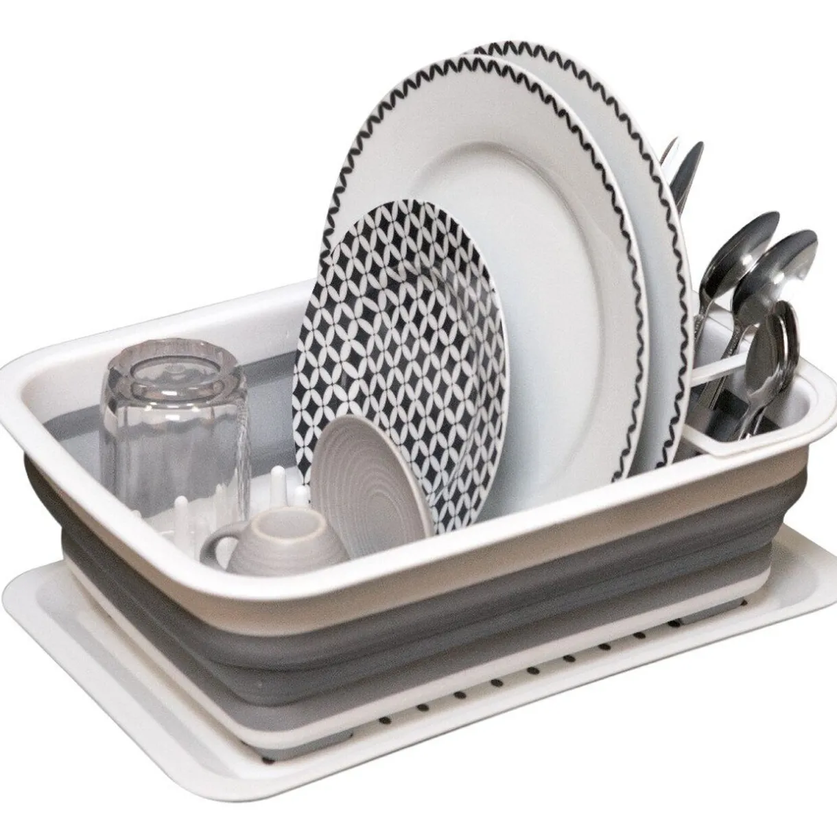 Gifi Egouttoir à vaisselle rétractable avec plateau New