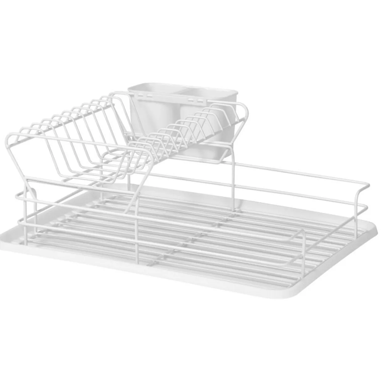 Gifi Egouttoir blanc métal avec plateau plastique Best
