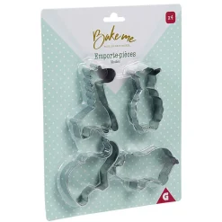 Gifi Emporte pièce forme animal inox argenté x4 Hot
