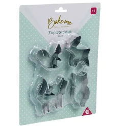 Gifi Emporte pièce forme animal inox argenté x4 Discount