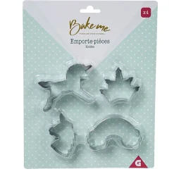 Gifi Emporte pièce forme Licorne Arc en ciel Couronne x4 Discount