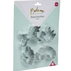 Gifi Emporte pièce forme Licorne Arc en ciel Couronne x4 Discount