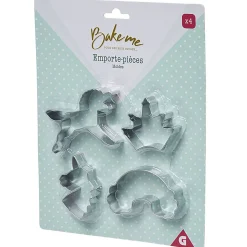 Gifi Emporte pièce forme Licorne Arc en ciel Couronne x4 Discount